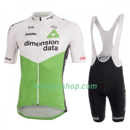 Fietskleding Dames (Fietsshirt + Korte Koersbroek) 2018 Dimension Data N001
